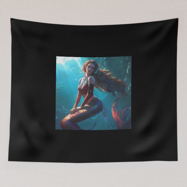 Item preview, Mythological Creatures / Mermaids / Siren / Fantasy designed and sold by PatternFly.