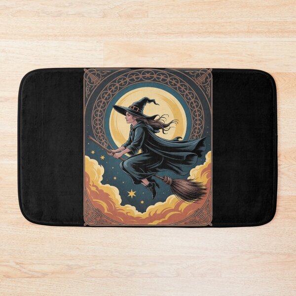 Item preview, Young Witch Sat Astride A Besom designed and sold by DetroitMug.