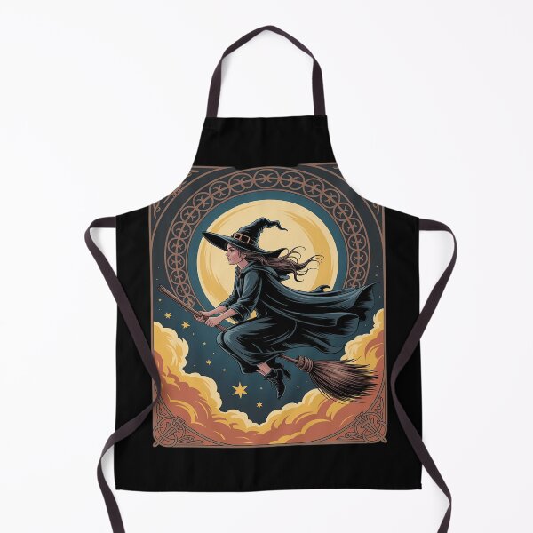 Item preview, Young Witch Sat Astride A Besom designed and sold by DetroitMug.