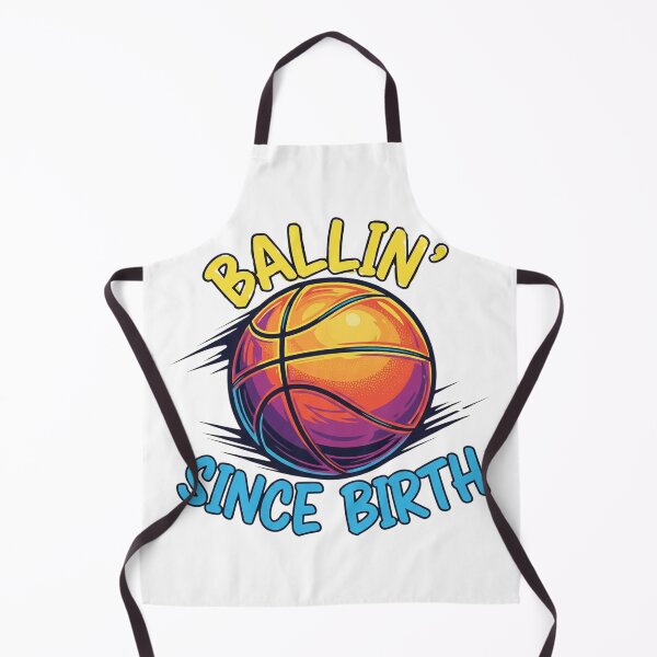 Item preview, Ballin’ Since Birth – Vintage Basketball Graphic designed and sold by Mastihuba Studio™.