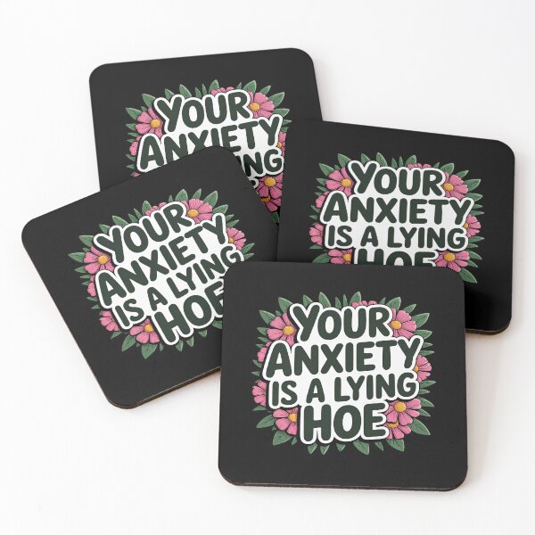 Item preview, Your Anxiety Is A Lying Hoe Quote Motivational Mental Health designed and sold by DetroitMug.