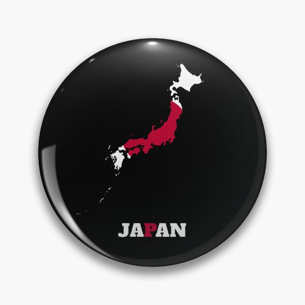 Item preview, Japan Flag map design designed and sold by BasbiArt.