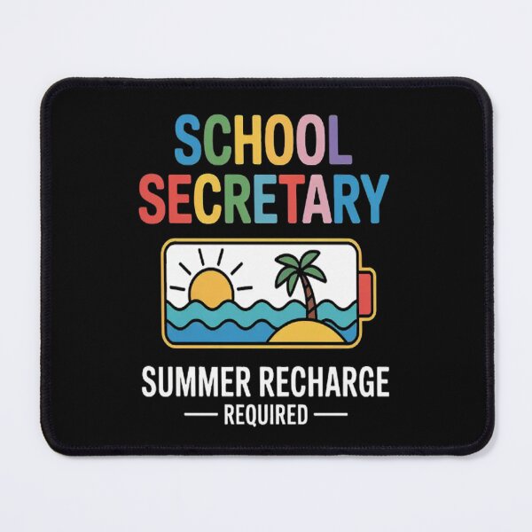 Item preview, School Secretary Summer Recharge Required Last Day Of School designed and sold by SignaturalGen.