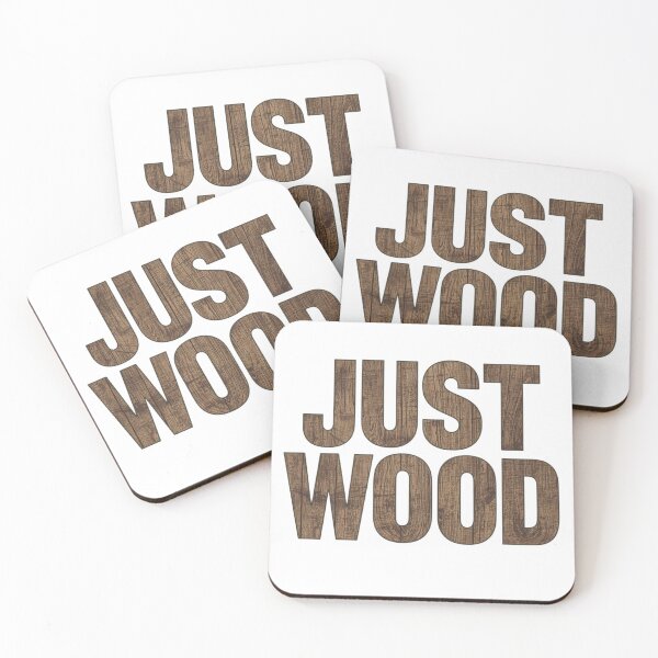 Item preview, Just Wood – Textured Minimal Typography designed and sold by RED-MOUSE.