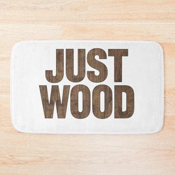 Item preview, Just Wood – Textured Minimal Typography designed and sold by RED-MOUSE.