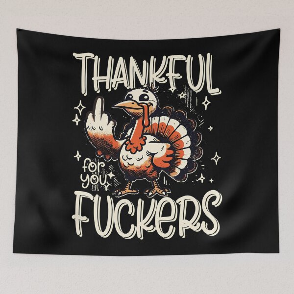 Item preview, 90s Fuckers for Funny Humor You Thanksgiving Thankful Fall designed and sold by JasonesNance.