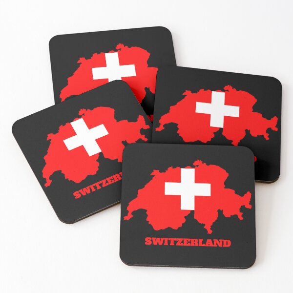 Item preview, Switzerland Flag map design designed and sold by BasbiArt.