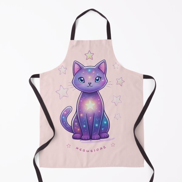 Item preview, Meowgical Cosmic Cat T-Shirt – Cute Galaxy Kitty Fantasy Design designed and sold by Mousy17.