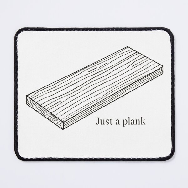 Item preview, Just a Plank – Minimal Line Illustration designed and sold by RED-MOUSE.