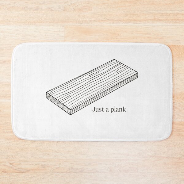 Item preview, Just a Plank – Minimal Line Illustration designed and sold by RED-MOUSE.