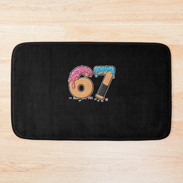 Item preview, Donut Drip 67 – Wooden Dessert Numbers designed and sold by merlinnears.