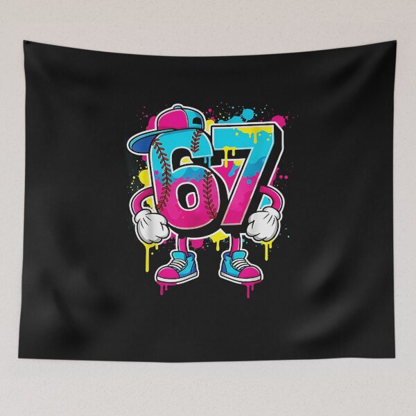 Item preview, Drippy Graffiti 67 Baseball Character designed and sold by merlinnears.