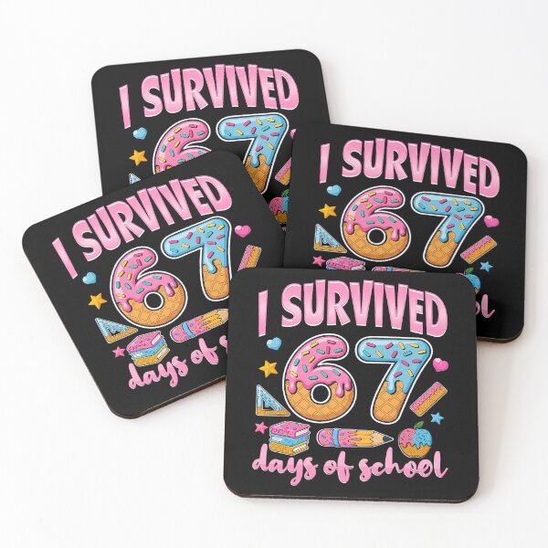 Item preview, Classic Days 67 of Student 67 Funny School Meme Survived I Teacher designed and sold by SteveSaccoro.