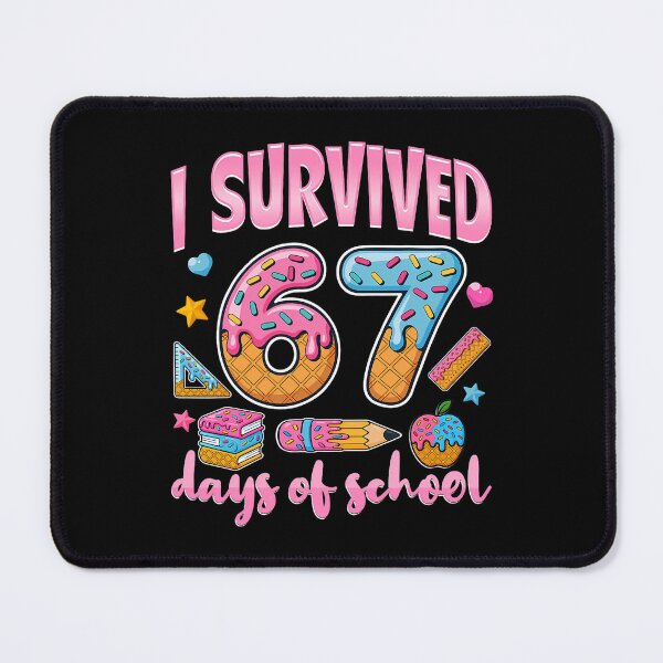 Item preview, Classic Days 67 of Student 67 Funny School Meme Survived I Teacher designed and sold by SteveSaccoro.