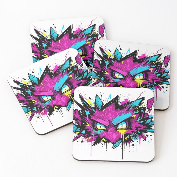 Item preview, Spiky Neon Monster – Graffiti Creature Art designed and sold by saiful020.