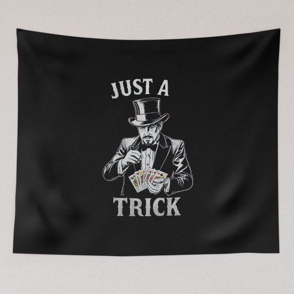 Item preview, Just a Trick – Vintage Magician Illustration designed and sold by RED-MOUSE.