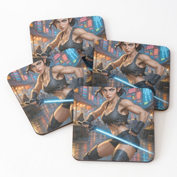 Item preview, Fortana Valentina cybernetic armor blue blade designed and sold by CathryneDelamort.