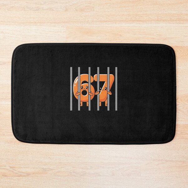 Item preview, Funny 67 Jail Meme Cartoon designed and sold by merlinnears.