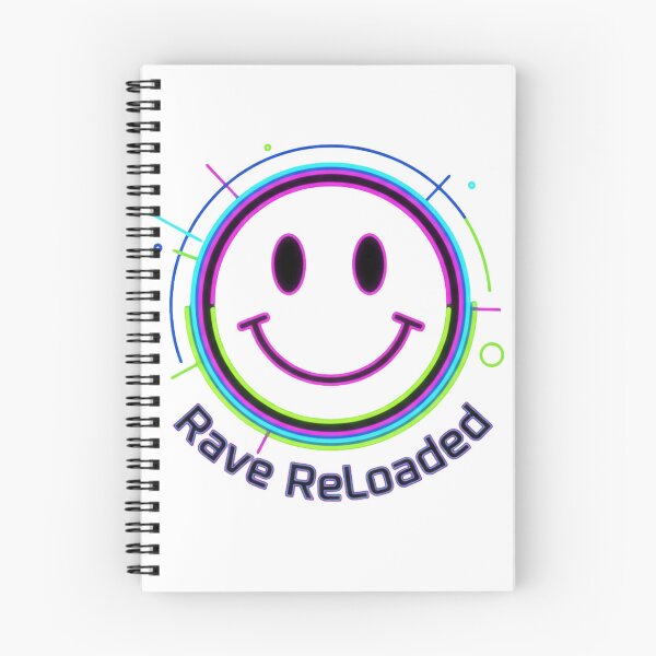 Item preview, 90's Rave Smiley Party Tee designed and sold by NeoRetroApparel.
