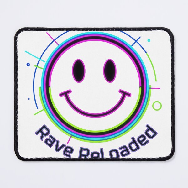 Item preview, 90's Rave Smiley Party Tee designed and sold by NeoRetroApparel.