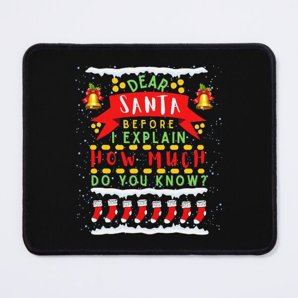 Item preview, Santa Naughty Santa Explain List Dear Can The Funny I On Christmas designed and sold by JoelyNavarro.