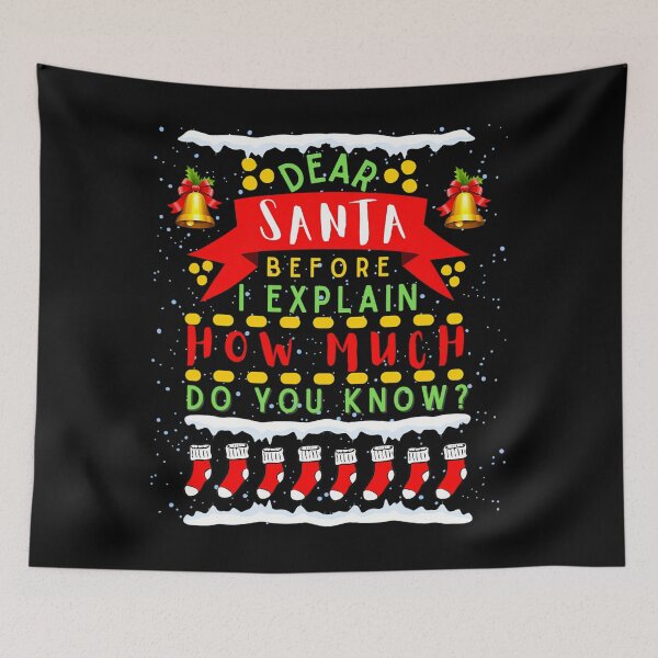 Item preview, Santa Naughty Santa Explain List Dear Can The Funny I On Christmas designed and sold by JoelyNavarro.