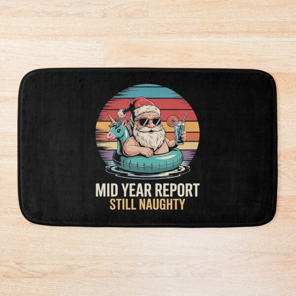 Item preview, Womens Mid Year Report Still Naughty Santa Summer Christmas In July  designed and sold by RoyTill0Art.