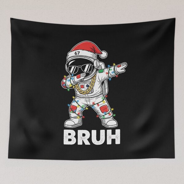 Item preview, Funny Astronaut 67 Bruh Dabbing Christmas Meme Design  designed and sold by merlinnears.