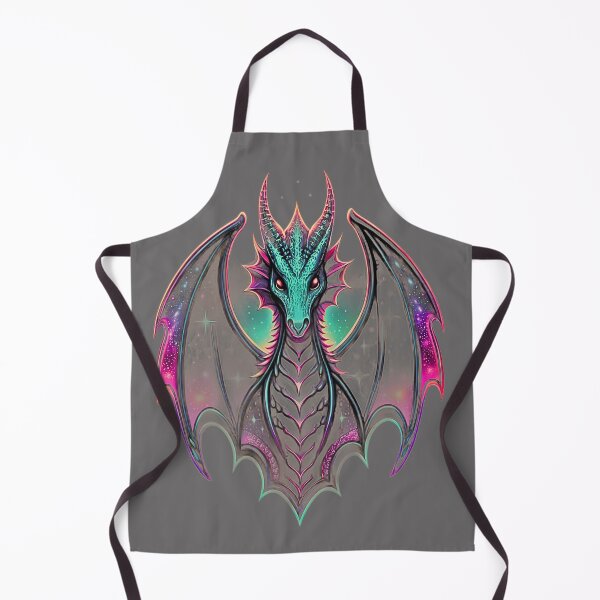 Item preview, Cosmic Neon Dragon – Fantasy Celestial Dragon Art T-Shirt designed and sold by Mousy17.