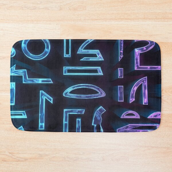 Item preview, Neon Light, Cyberpunk Egyptian Hieroglyphics, symmetrical textures (image size 8320x12480) designed and sold by Digital-Davinci.