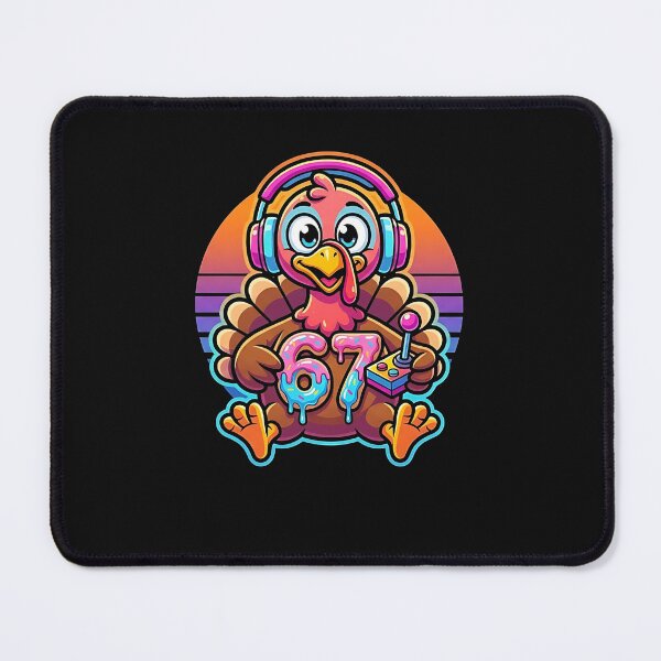 Item preview, Funny Gamer Turkey 67 Thanksgiving Cute Video Game Ice Cream designed and sold by merlinnears.