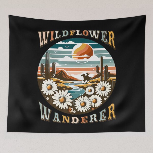 Item preview, Wildflower Wanderer Southwest Desert Cactus Vintage designed and sold by DanaKathe.