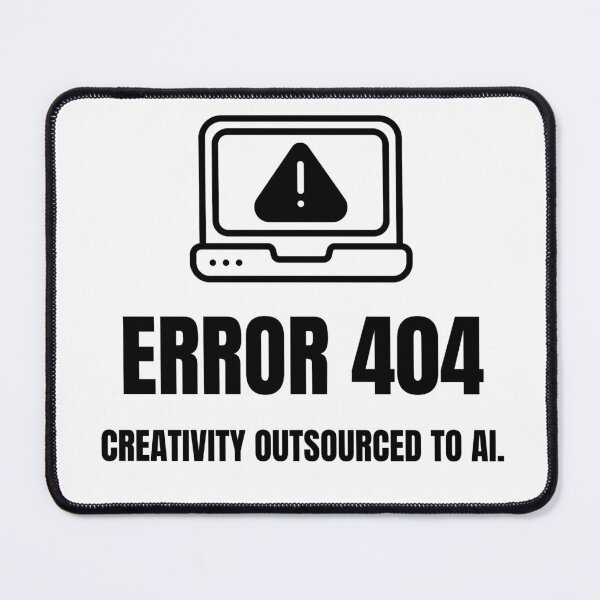 Item preview, Creativity Outsourced to AI — Funny Tech & AI Humor designed and sold by SethCraft.