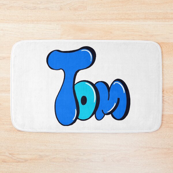 Item preview, Tom name in blue Top 10 best personalized gifts - Best Gift to buy for for boys and men named Tom designed and sold by Artonmytee.