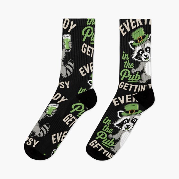Item preview, Funny St Patricks Day Raccoon Irish Drinking designed and sold by TikCore.