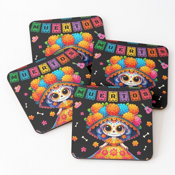 Item preview, Floral La Catrina - Day of the Dead Skull designed and sold by Marga1994.