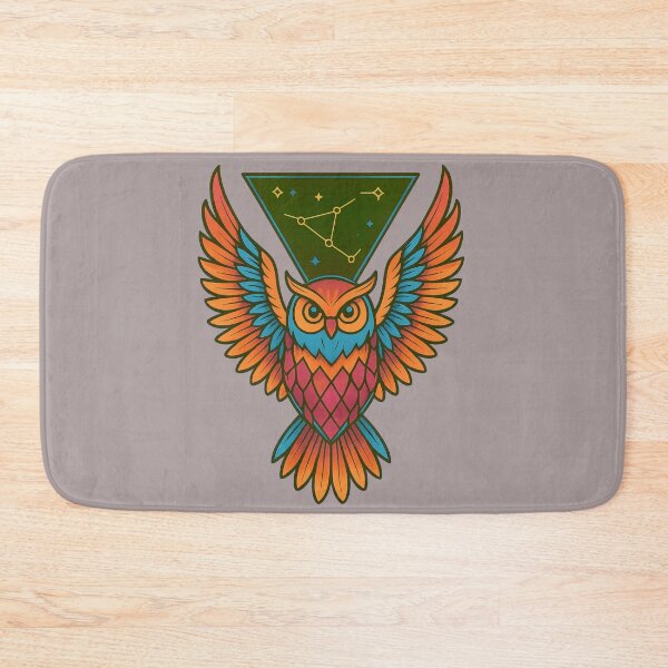 Item preview, Cosmic Constellation Owl – Colorful Mystic Owl T-Shirt designed and sold by Mousy17.