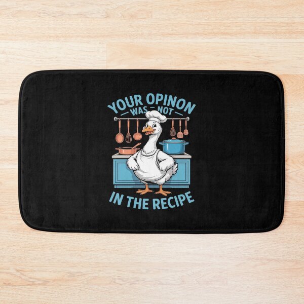 Item preview, YOUR OPINION WAS NOT IN THE RECIPE - Funny Cooking designed and sold by CultureSpec.