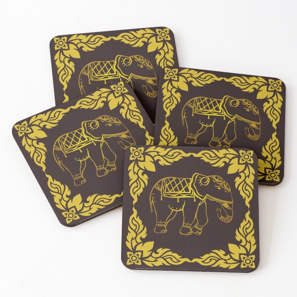 Item preview, Golden Elephant Art T-Shirt designed and sold by Mousy17.