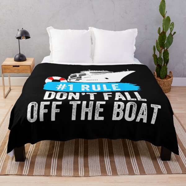 Artikelvorschau, Lustige Regel 1: Nicht vom Boot fallen! Kreuzfahrtregel Nummer 1 entworfen und verkauft von DanaKathe.