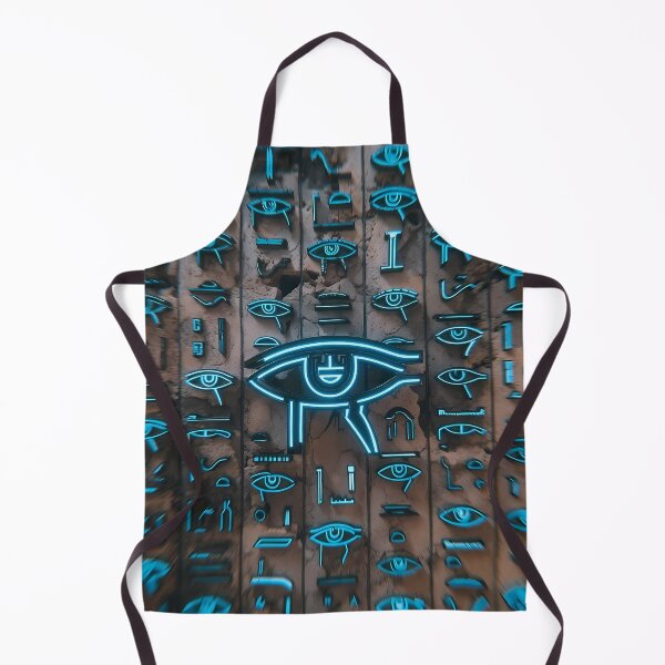 Item preview, Neon Light, Cyberpunk Egyptian Hieroglyphics, symmetrical textures (image size 8320x12480) designed and sold by Digital-Davinci.