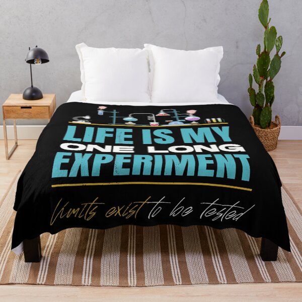 Item preview, Life Is My One Long Experiment. Motivational Science Quote. designed and sold by CleoRoseanna.