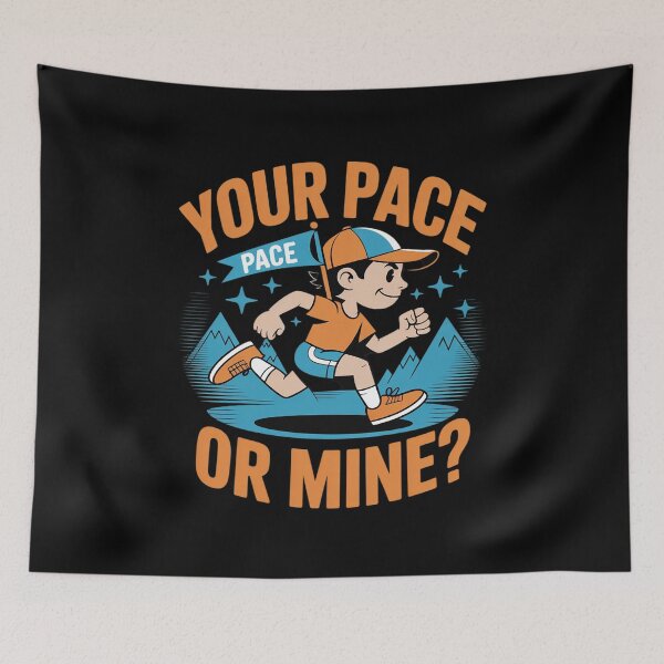 Item preview, Your Pace or Mine Trail Running Graphic designed and sold by CultureSpec.