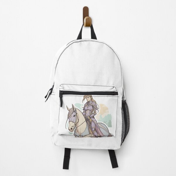Item preview, Elegant Warrior Woman on Mythical Horse – Dark Sketch Illustration designed and sold by Jiyahh.