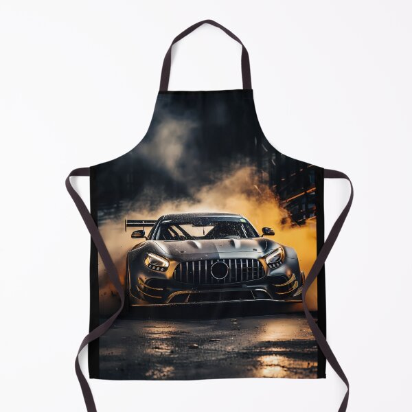 Item preview, Ferocious race car exploding from smoke in dramatic motion designed and sold by RevUpDesign.
