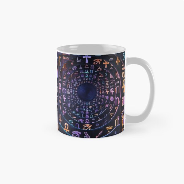 Item preview, Neon Light, Cyberpunk Egyptian Hieroglyphics, symmetrical textures (image size 8320x12480) designed and sold by Digital-Davinci.