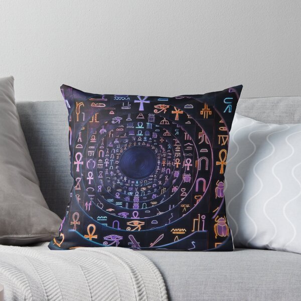 Item preview, Neon Light, Cyberpunk Egyptian Hieroglyphics, symmetrical textures (image size 8320x12480) designed and sold by Digital-Davinci.