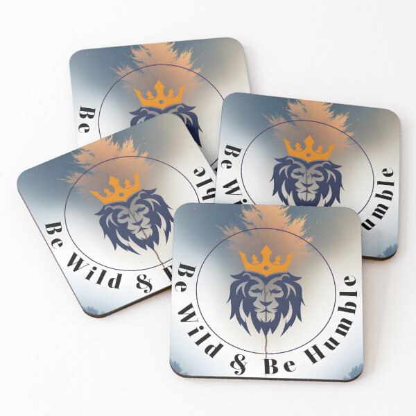 Item preview, Be Wild & Be Humble – Royal Lion Crown Inspirational Graphic Design designed and sold by Minki5.