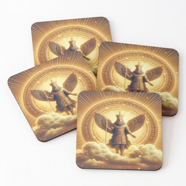 Item preview, Shamash (Utu), Sun god in the Mesopotamian pantheon, god of divination, travelers and magical incantations, guarantor of justice and fairness, ancient civilization designed and sold by Redbdon.