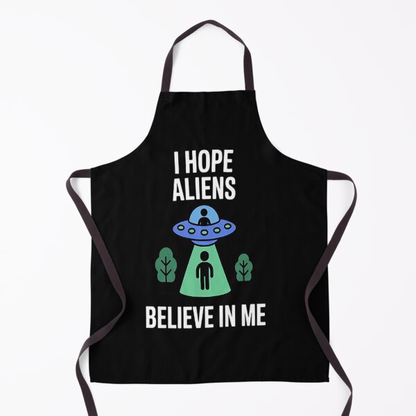 Item preview, I Hope Aliens Believe In Me Space Ship Stickman Galaxy designed and sold by LacostCarl.